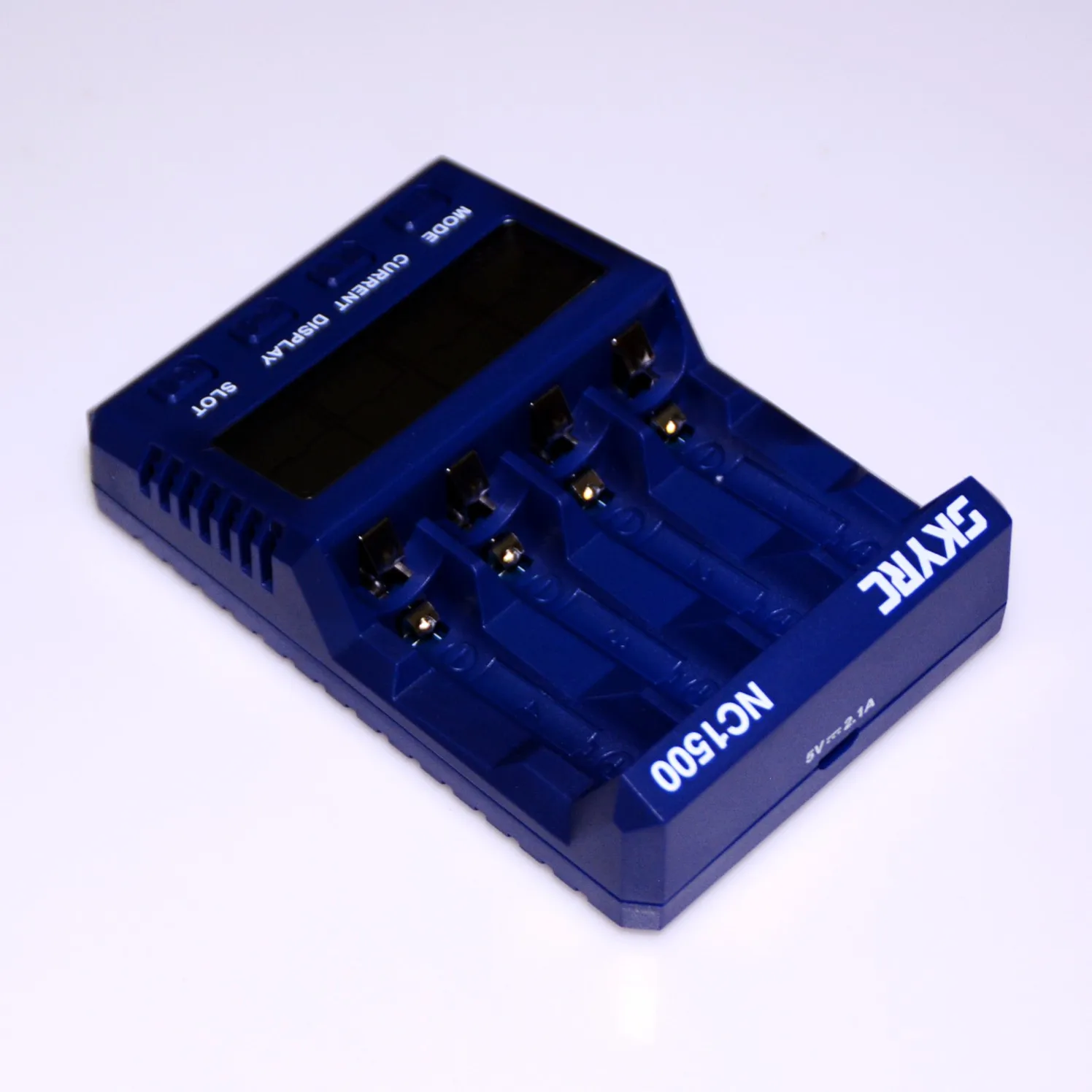 شاحن بطارية LCD الشواحن الذكية NC1500 5 فولت 2.1A 4 فتحات ل AA/AAA محلل NiMH التفريغ وتحديث