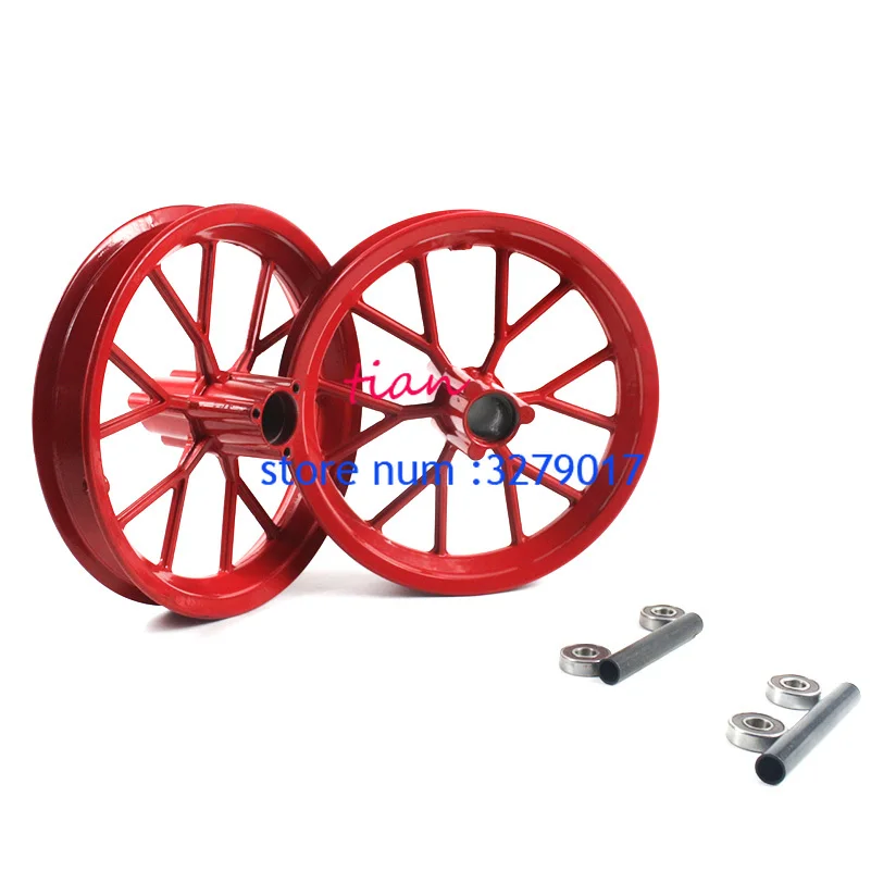 Free Shipping New High Performance 222mm Front and Rear Tire Aluminium Alloy Wheel Rim Fit for 49cc Mini Moto Pocket Dirt Bike