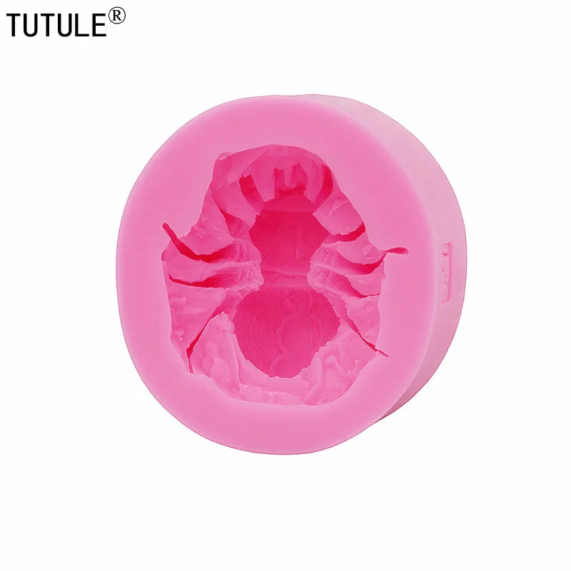 Spider Silicone Rubber Flexible Food Safe Mold-Jewelry,resin ,clay Polymer Mould,paper clay,fondant,plaster Spider Mold