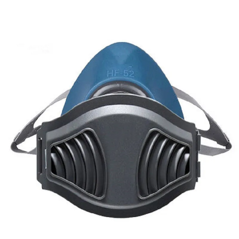 HF-52 Gas Mask Respirator Polish Woodworking New Upgrade 1701CN Particulates Filters Pollen Fumes Comfortable  Dust Mask