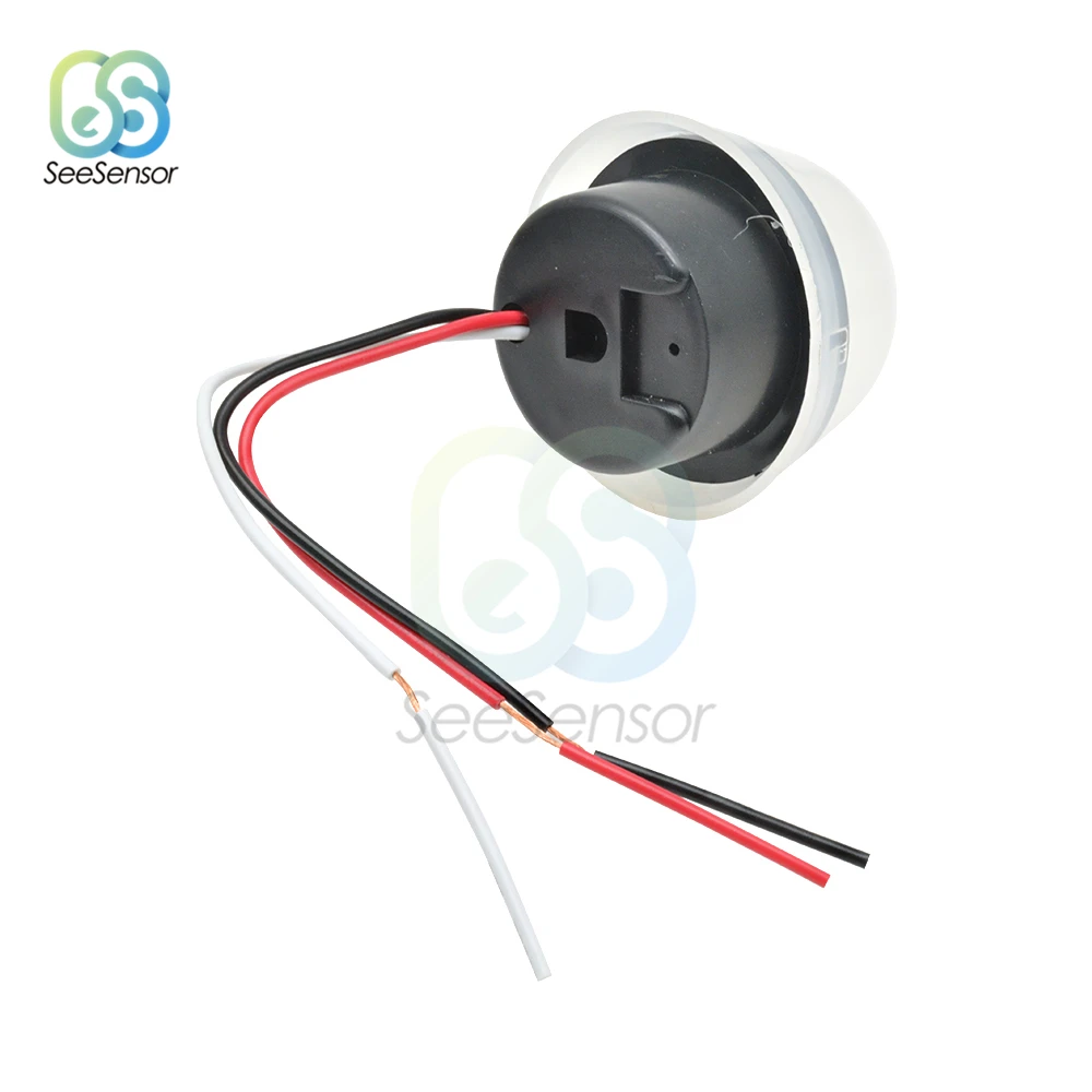 Automatic Auto On Off Photocell Street Light Switch AC/DC 12V AC 110V 220V 50-60Hz 10A Photo Control Photoswitch Sensor Switch