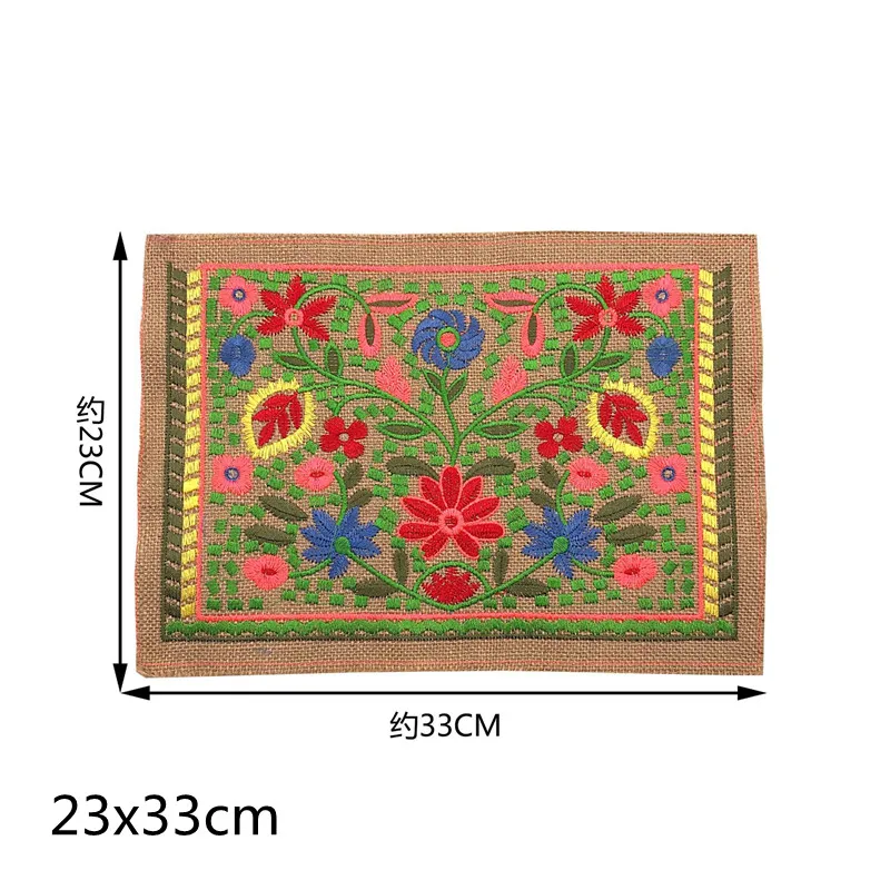 1 pz Patch di fiori ricamati in tessuto cucire su Applique abbigliamento fai da te accessori di abbigliamento per cucire