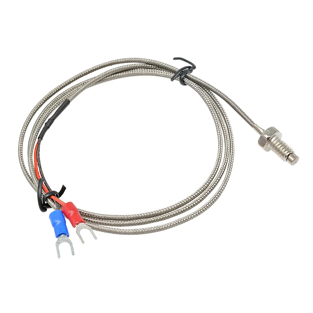 1M K-type Thermocouple Probe High Temperature Sensor Thermistor Sensor Probe K Thermocouple Wire for Temperature Controller