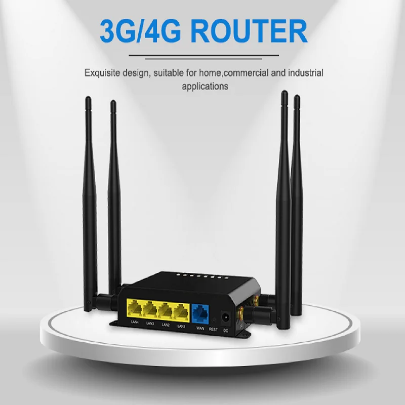 CAT4 CAT6 잠금 해제 WiFiX WE826-T2 3G4G LTE WiFi 실내 라우터 지원 Openwrt GoldenOrb/Gargoyle 펌웨어 SIM 카드 슬롯