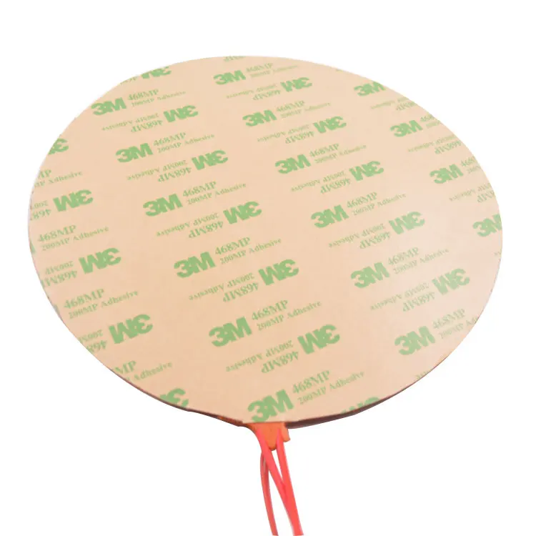 Silicone heating pad heater round 250mm for 3d printer circular heat bed