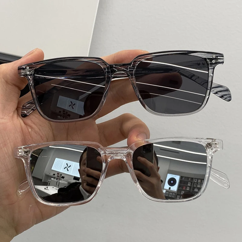 Fashion Square Driver Sunglasses Men Vintage Shades Male Sun Glasses Brand Design Mirror Retro Oculos De Sol Masculino