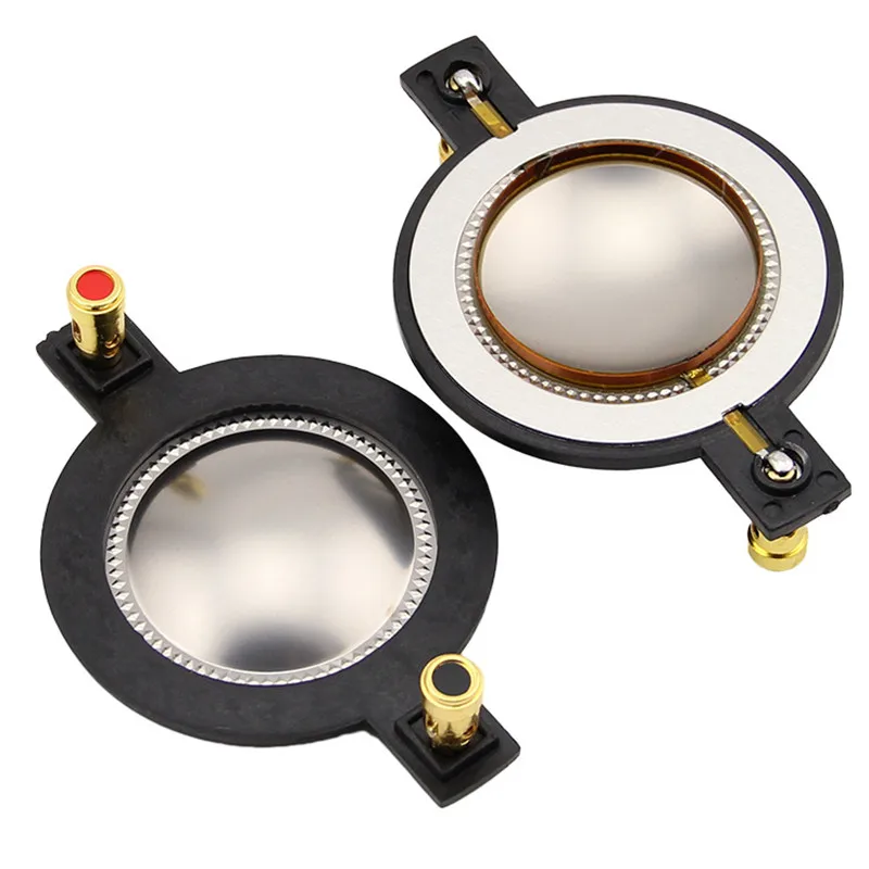 2pcs 44.4mm/72.2mm 8 Ohm Tweeter Voice Coil Titanium Film with Column Terminal  Universal Small Tweeter Parts Wholesal