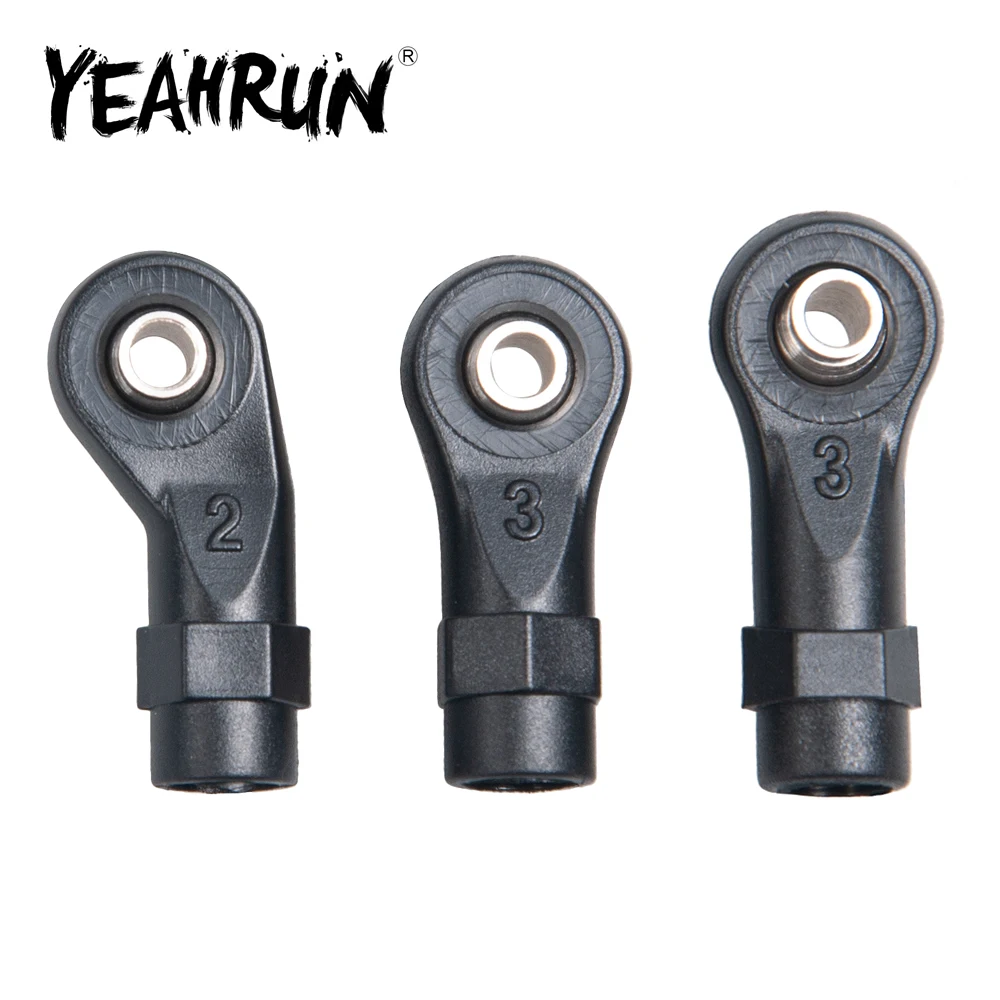 

YEAHRUN 10Pcs Plastic Ball Head Straight Rod Ends Width Balls for TRX-4 TRX4 1/10 RC Crawler Car Upgrade Parts Accessori