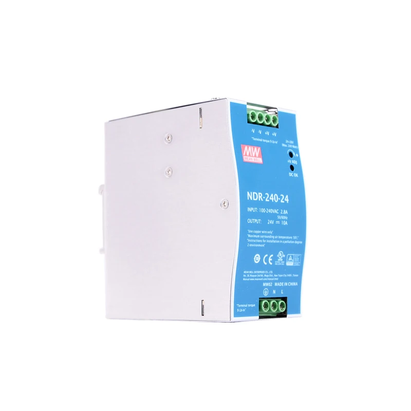 Original Mean Well NDR-480 series meanwell DC 24V 48V 480W Single Output Industrial DIN Rail Power Supply