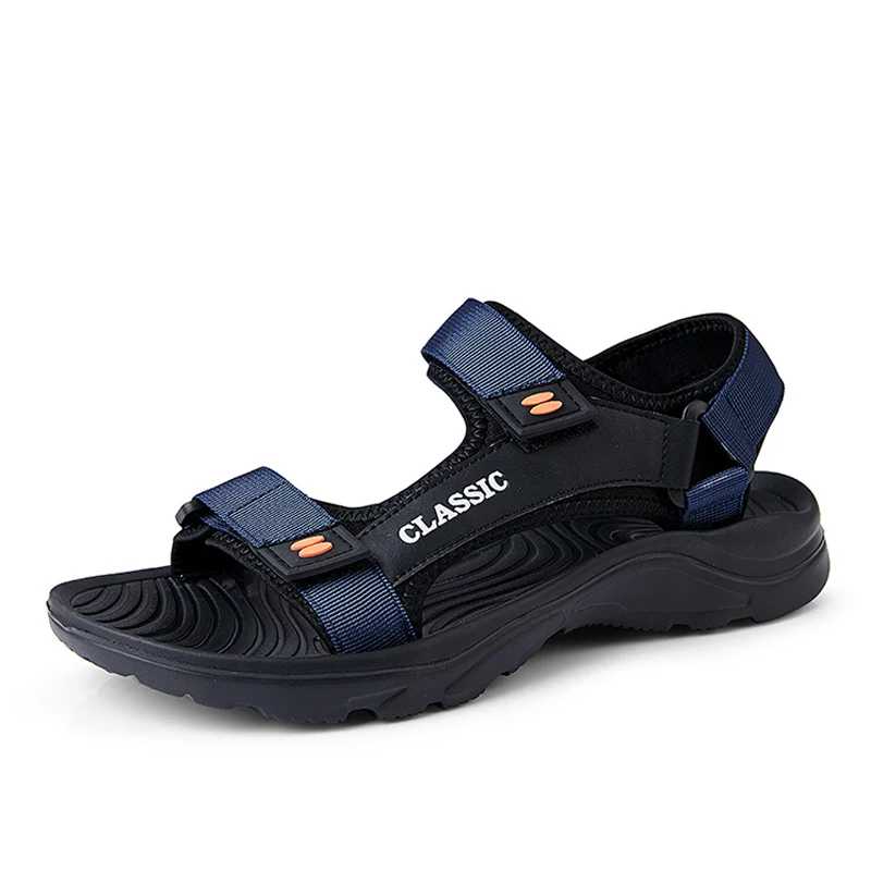 สบายๆสบายๆผู้ชายรองเท้าแตะบุรุษรองเท้าแตะสําหรับชาย Sandles Sandalias Hombre Sandale Homme ฤดูร้อนรองเท้าน้ําหนักเบา