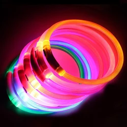 Rechargeable LED  Led Usb Dog Collar  Pet Dog Collar  Night Safety Flashing Glow  Night Dog Collars Glowing Luminous