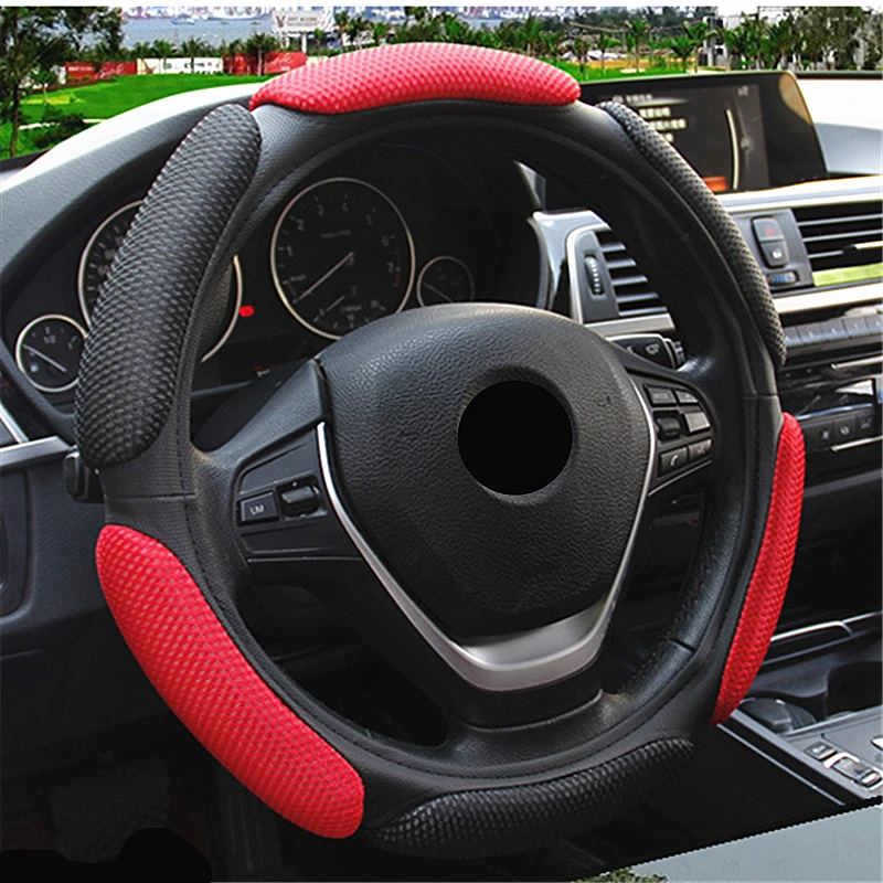 Car Steering wheel Cover Protective cover for car interior Sport Auto Steering -Wheel Covers Anti-Slip Automotive Accessories