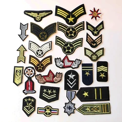 2 pezzi US Marine Corps Medal icon ferro ricamato su toppe per abbigliamento strisce fai da te vestiti Patchwork stickers distintivi personalizzati