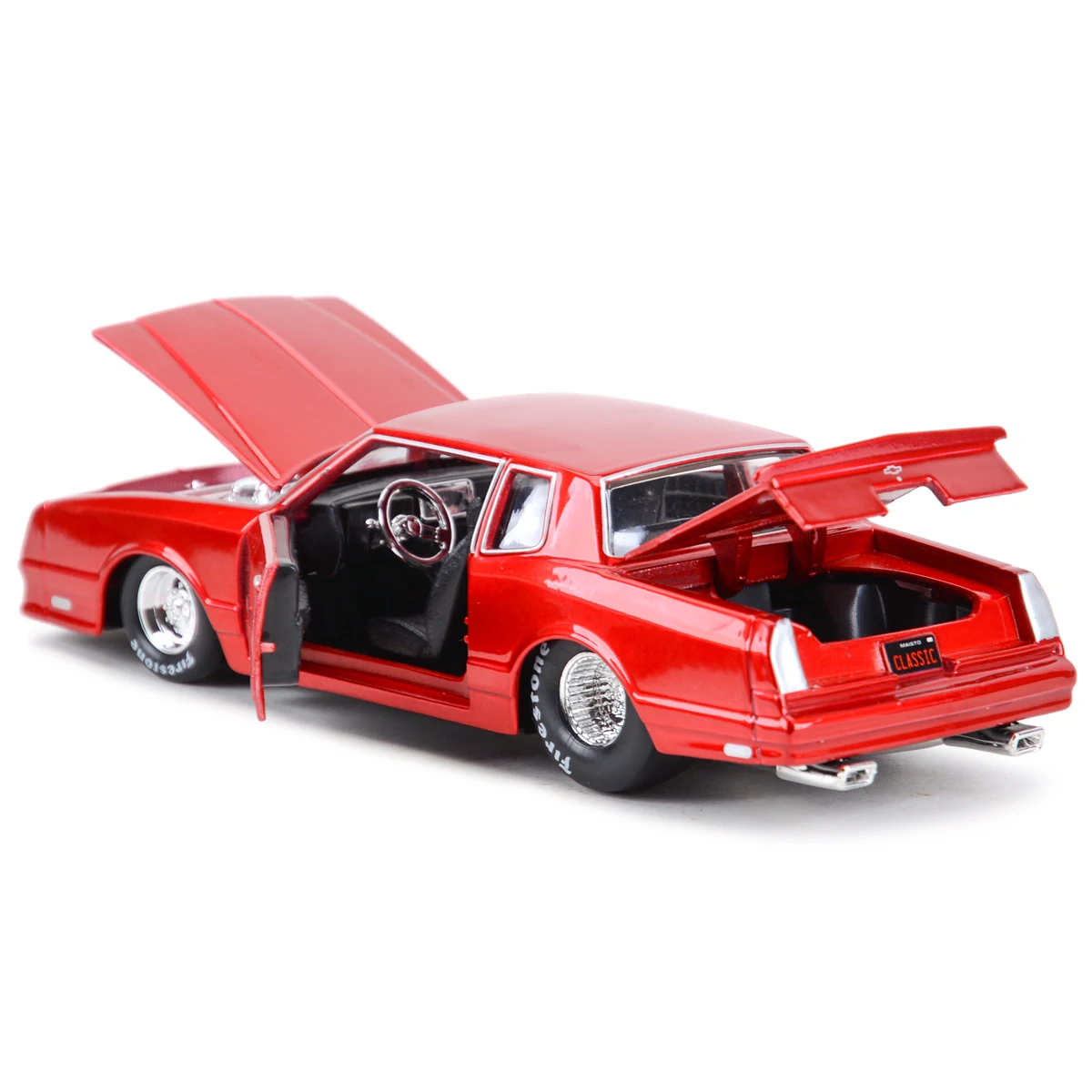 Maisto 1:24 1986 Chevrolet Monte Carlo SS Static Die Cast Vehicles Collectible Model Sports Car Toys