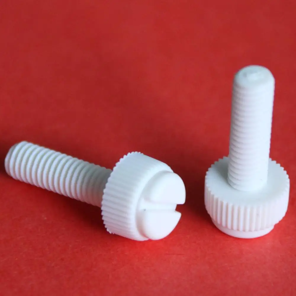 

20pcs M3M4M5M6M8 PP PA66 screw Nylon polypropylene insulation plastic screw high environmental hardness 5mm-25mm