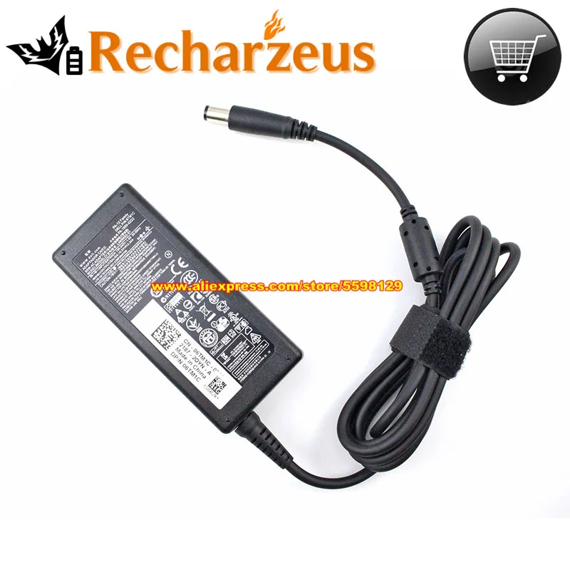 Genuine 19.5V 65W PA-12 Family Adapter For Dell Inspiron I3541 I3531 I3147 I3542 7000 N5030 N5040 N5050 Series ALIENWARE M11X