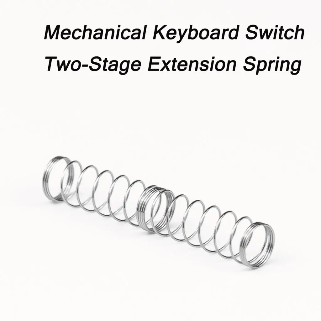 Tweetraps Mechanische Toetsenbord Voorjaar Schakelaar Aangepaste Roestvrij Staal Uitbreiding Reparatie Axis Lente 100 Pcs 53 58 62G mx Schakelaar