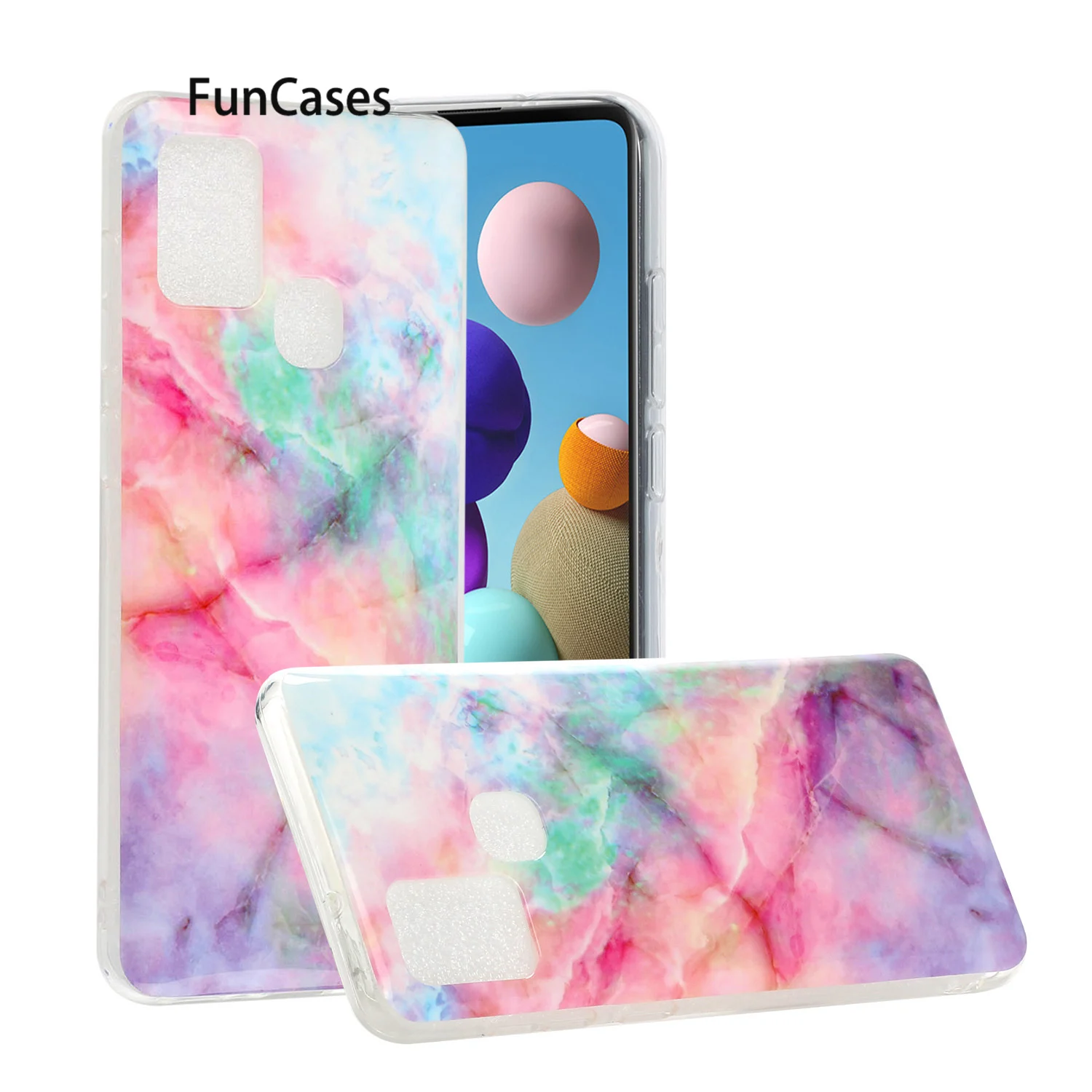 New Soft TPU Cover For funda Samsung A21 sFor Samsung Galaxy estuche A20 A20E A30 A40 A20S A21S A31 A41 Cell Cases Hoesje sumsum