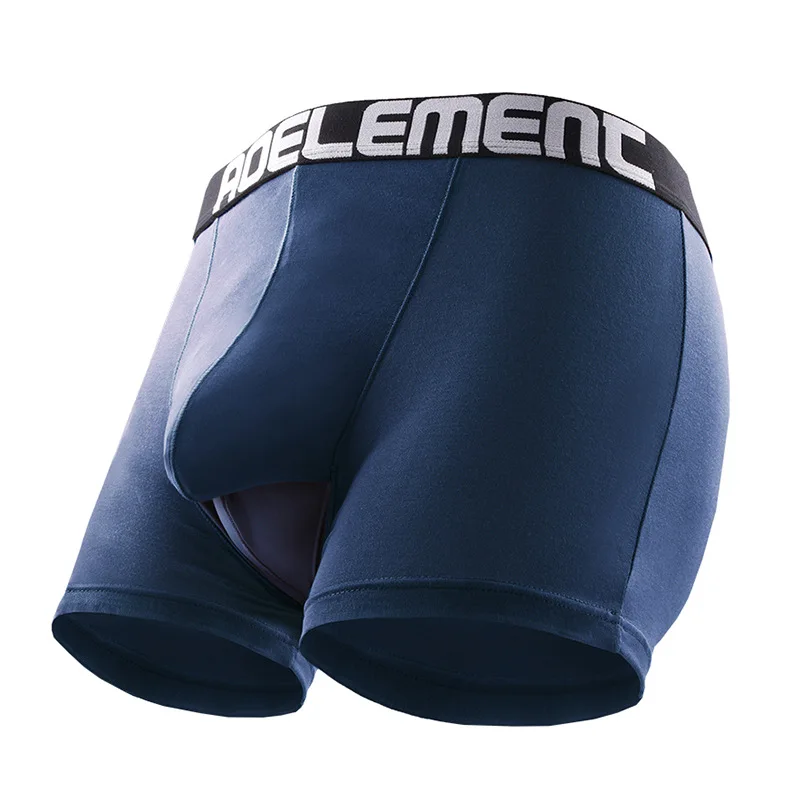 Sexy Men Underwear Boxer Shorts Homme Breathable Modal Panties Man Bullet Separation JJ Penis Pouch Underpants Cueca Calzoncillo