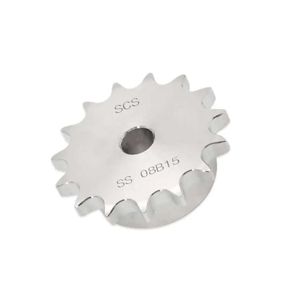 1Pcs Stainless Steel 08B Chain Drive Sprocket 10-25 Tooth Chain Gear Pitch 12.7mm Industrial Sprocket Wheel