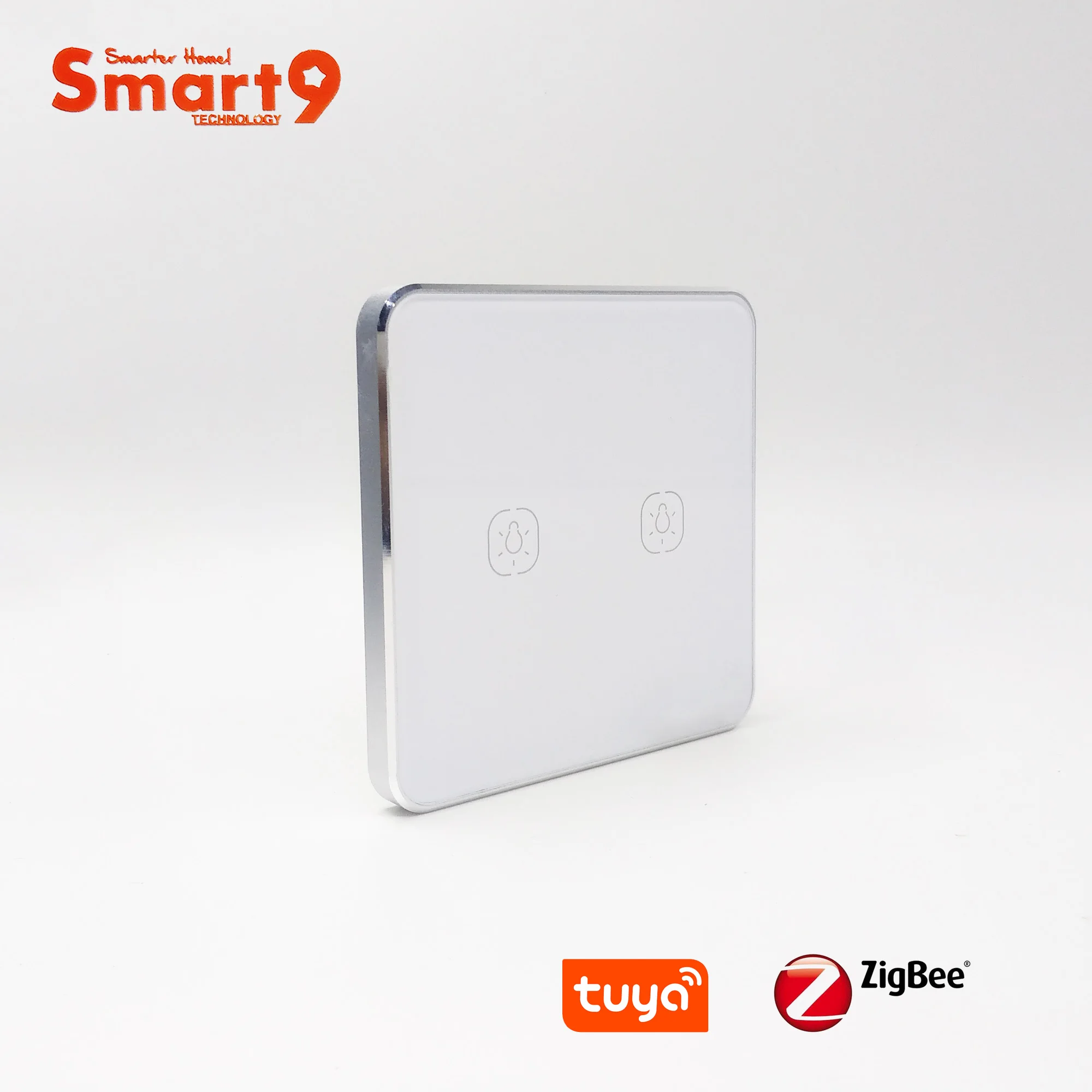 Smart9 ZigBee Battery Switch, Working with TuYa ZigBee Hub, Touch Switch Sticker Smart Life App Control, Powered by TuYa