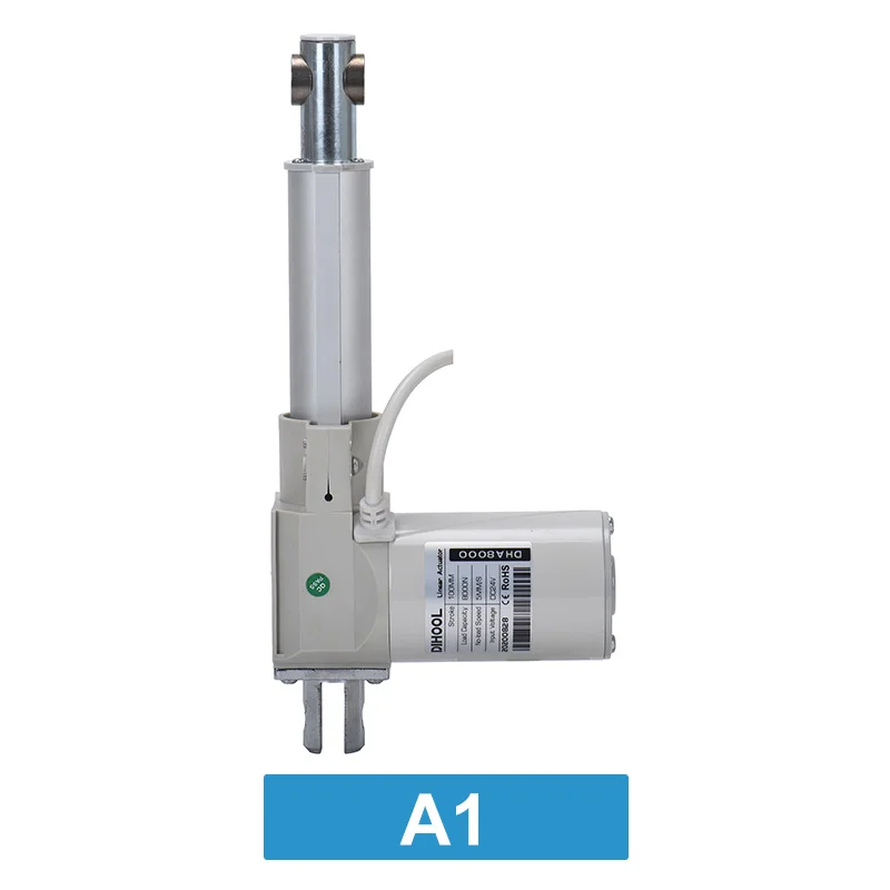 Imagem -02 - Atuador Elétrico Linear Haste Telescópica Controlador de Motor de Pressão Abridor de Porta Automático Curso 8000n dc 24v 600 mm 400 mm