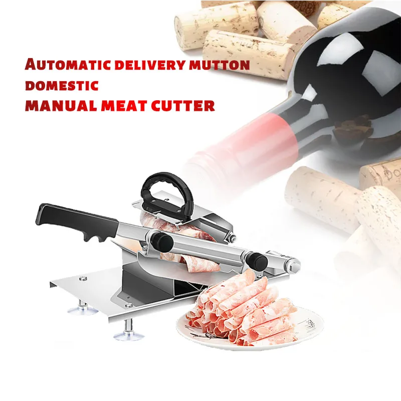 Slicer Bone Cutting Machine Meat Minced Lamb Meat Slicer Chicken Duck Fish Stainless Steel Commercial Household