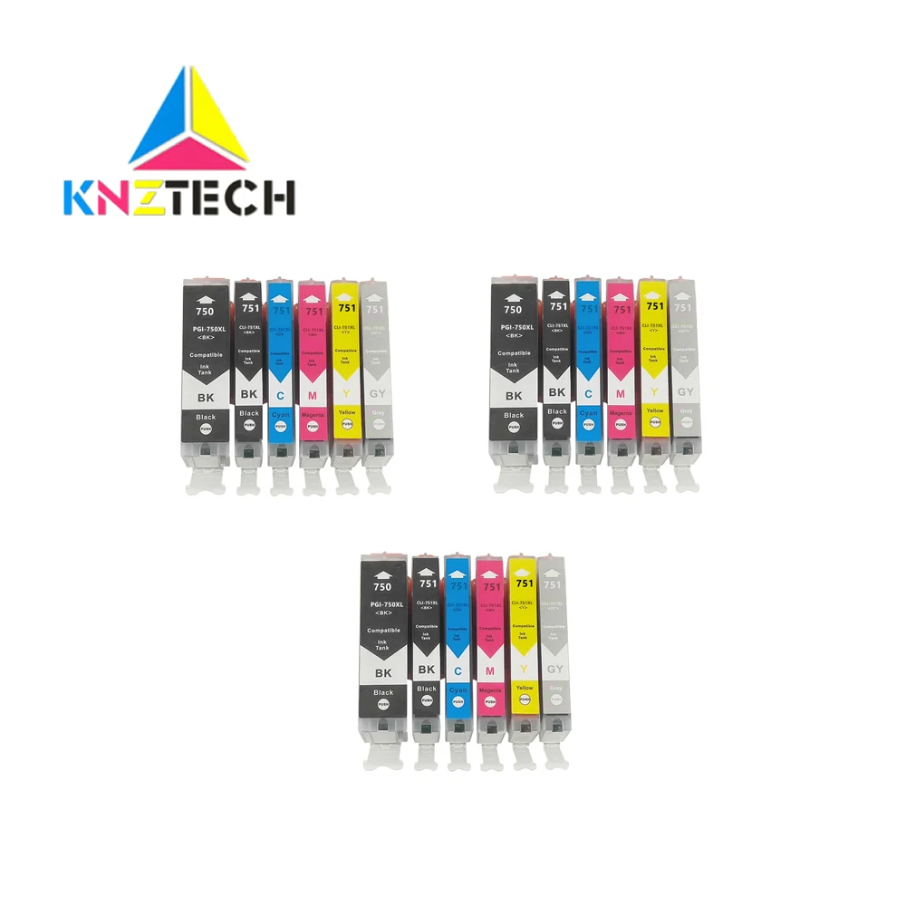 PGI750 CLI751 ink Cartridge compatible For CANON IP7270 MG5470 MX727 MX927 MG5470 MG5570 MG5670 MG6470 IX6770 IX687