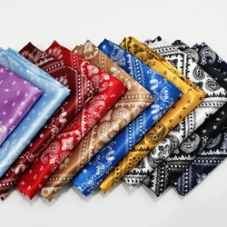 Fodera in tessuto satinato con stampa paisley patchwork da 1 metro x 1,48 metri Materiale morbido Charmeuse