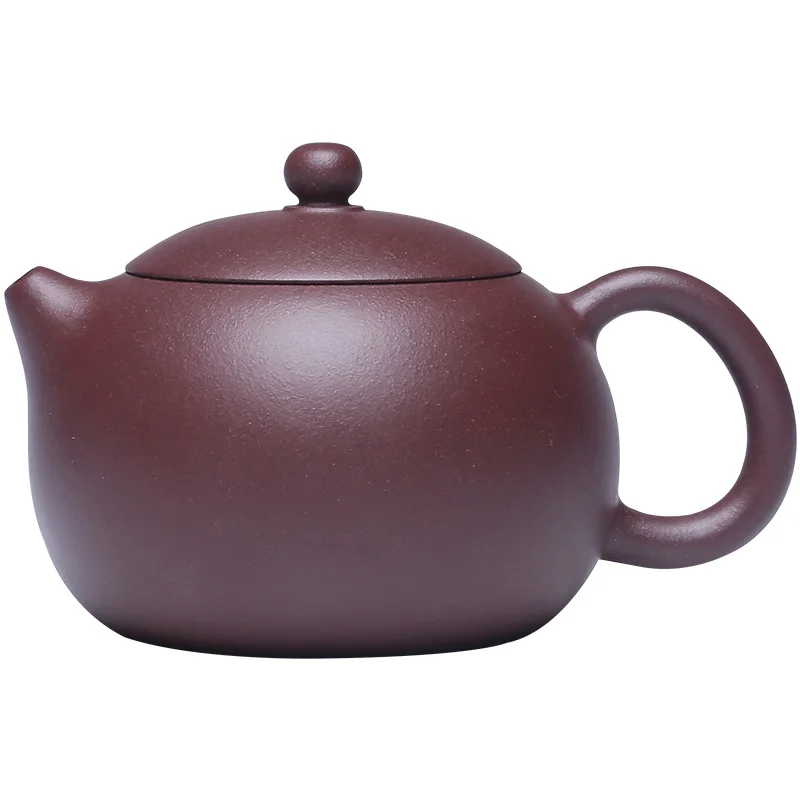 Yixing recommended pure manual famous large capacity 310 cc single single pot, purple clay teapot zhu xi shi