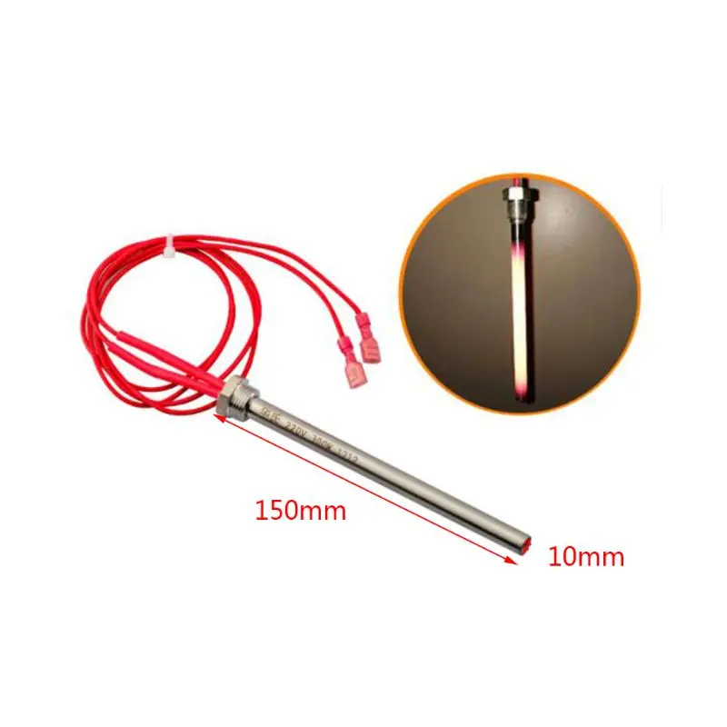 350W 220V Ignition Igniter Hot Rod Wood Pellet Stove 10*140/150/170mm M16*1.5 F1FC