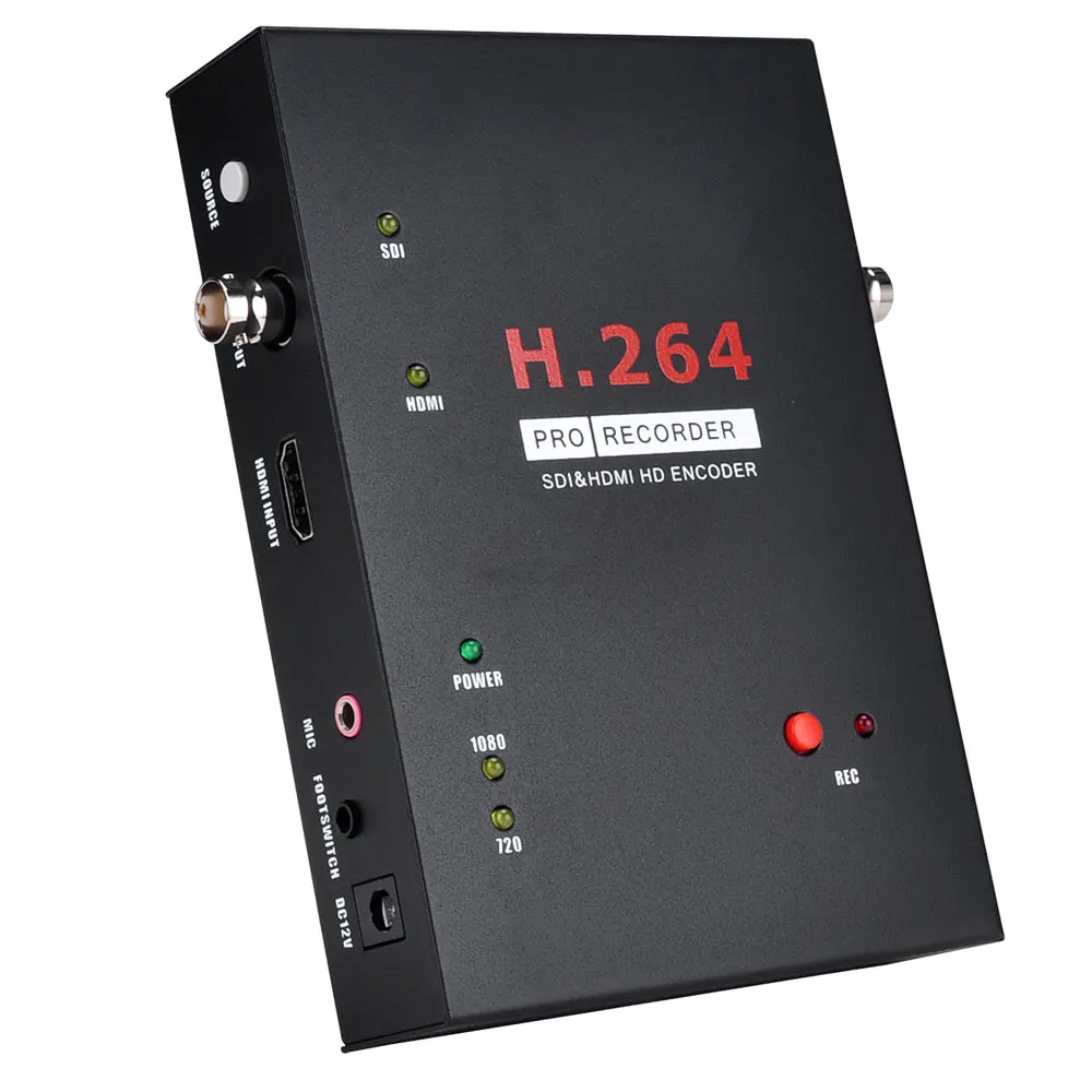 

Совместимый захват игр SDI HDMI записывает видео SDI или HDMI с разрешением 1080p, сохраняет непосредственно на USB-хосте или SD-карте, не требует ПК