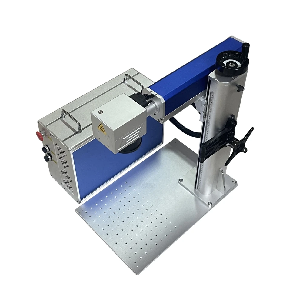 30W Raycus Fiber Laser Marking Machine 50W MAX Metal Engraving Machine for PVC Plastic Stainless Steel Gold Aluminum