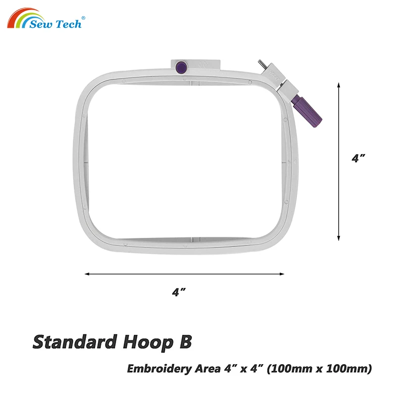 Sew Tech Embroidery Standard Hoop B for Husqvarna Viking Designer I Rose 600 Iris Scandinavia 400 300, Sewing Machine Frame