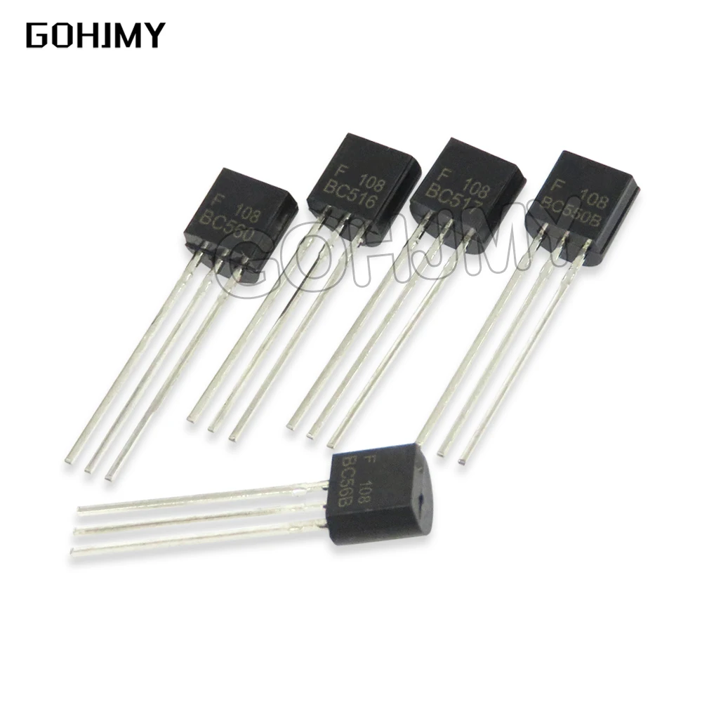 50PCS BC550B BC560B BC550C BC560C BC516 BC517 BC550 BC560 BC517 TO-92 TO92 Transistor