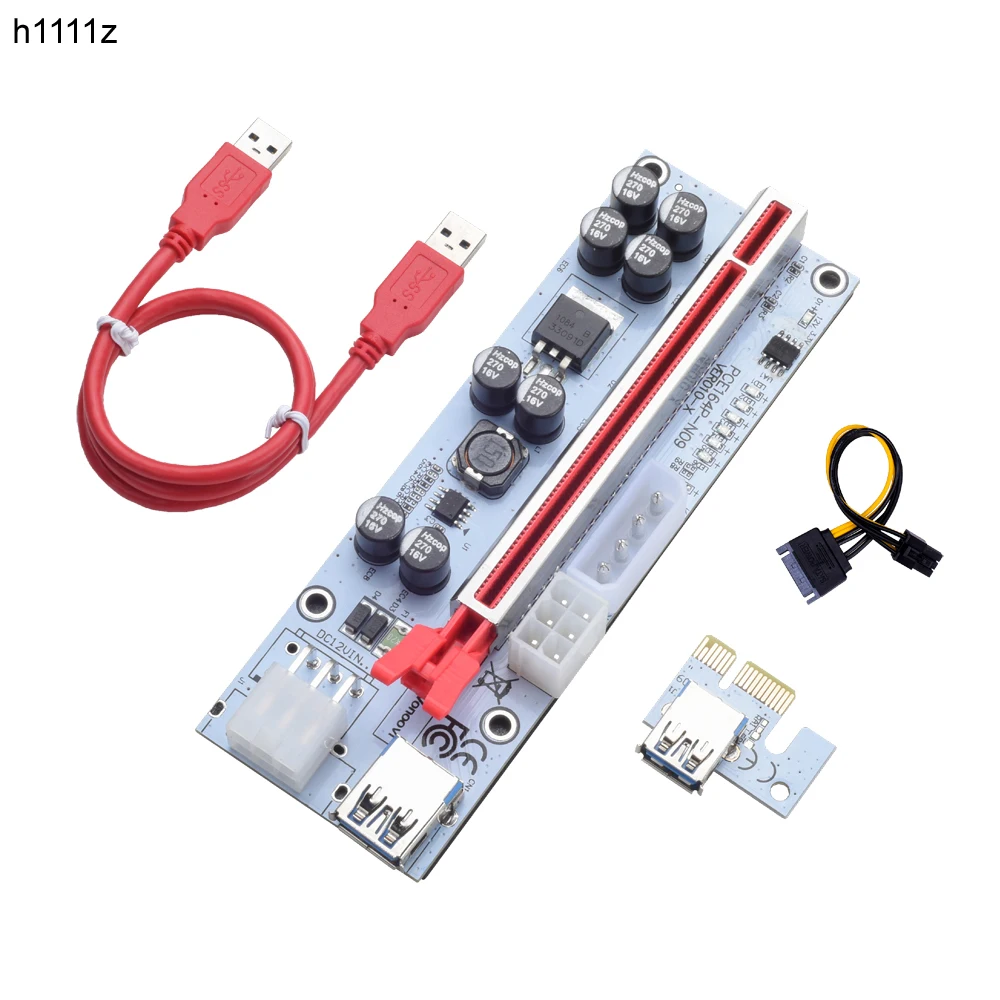 PCIE Riser 010X 010 Riser for Video Card Graphics Card USB 3.0 Cable Cabo GPU Riser PCI Express x16 for BTC Bitcoin Miner Mining