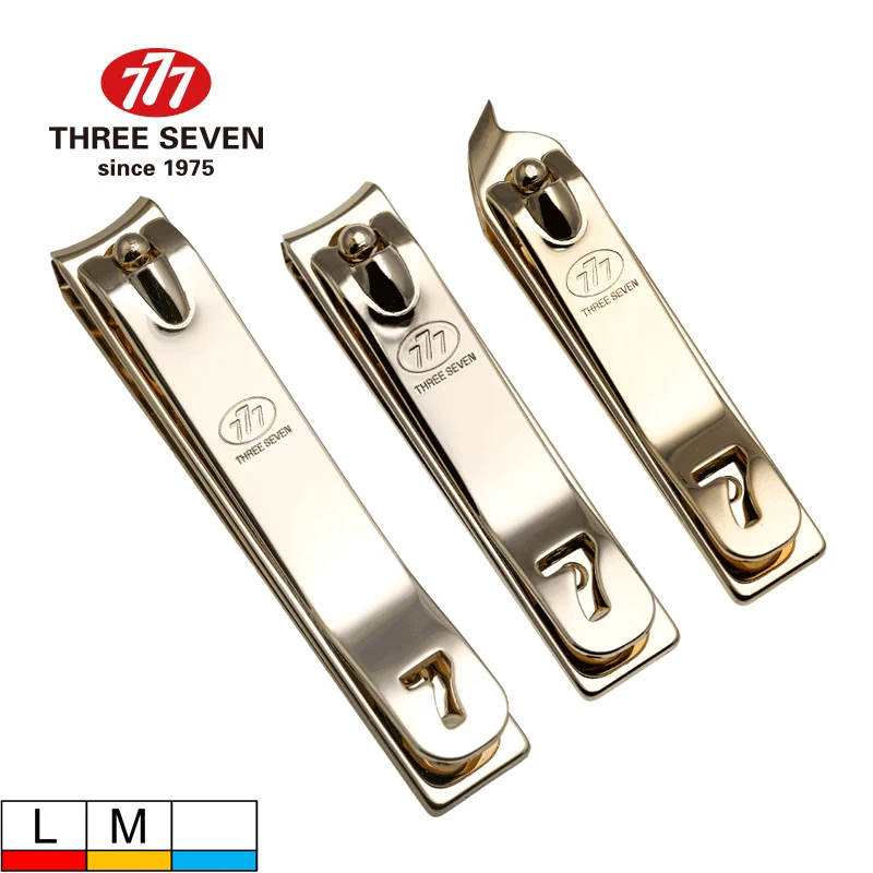 THREE SEVEN/777 Lucky Combination Nail Clippers Trimmers Callus Shavers Pedicure Care Manicure Professional Nail Tools