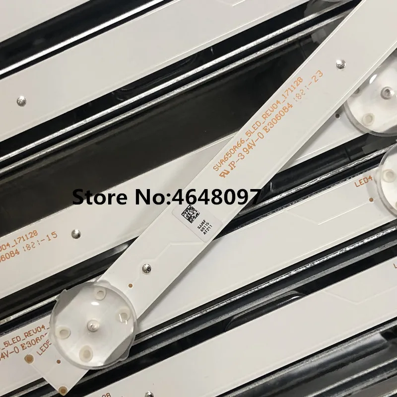 100% New 12pcs/Kit LED strips for SONY 65 TV KD-65X750F KD-65XF7596 SVA650A66 5LED REV04 171128