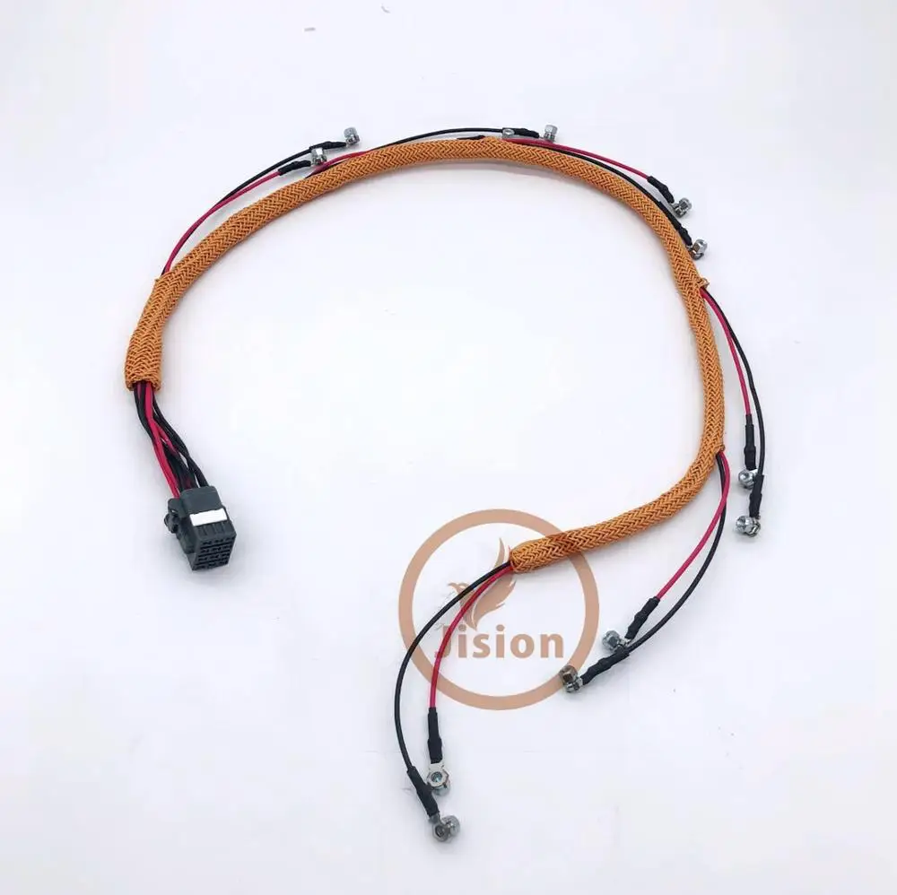 Injector nozzle wiring harness apply for CAT 320D C6.4 C4.4