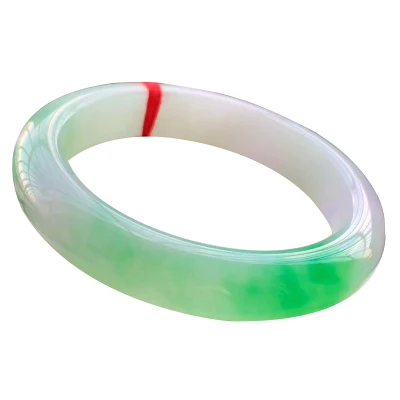 Myanmar jade zwei-ton 54-64mm armband, elegante prinzessin schmuck, beste geschenk für mutter und freundin