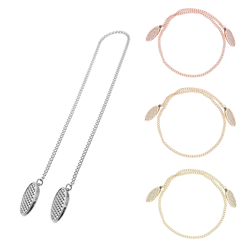 Napkin Chain Clips Towel Holder Elegant Portable Bib Apron Clip Holders for Elderly Adult Baby Handy Kitchen Accessories