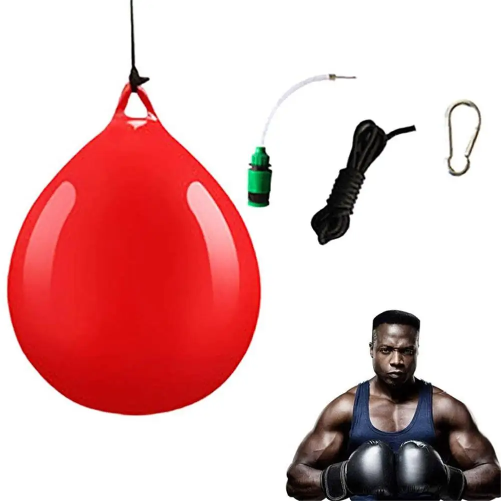 Quality 1Pcs Water Heavy Bag With Water Injector Hook Sling Heavy Bag Water Punching Bag For Household Hanging Boxing