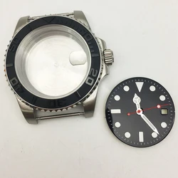 Watch repair 40MM men's stainless steel case + dial + hand for Miyota 8215 8205 8200 MINGZHU 2813 3804 NH35/36Movement