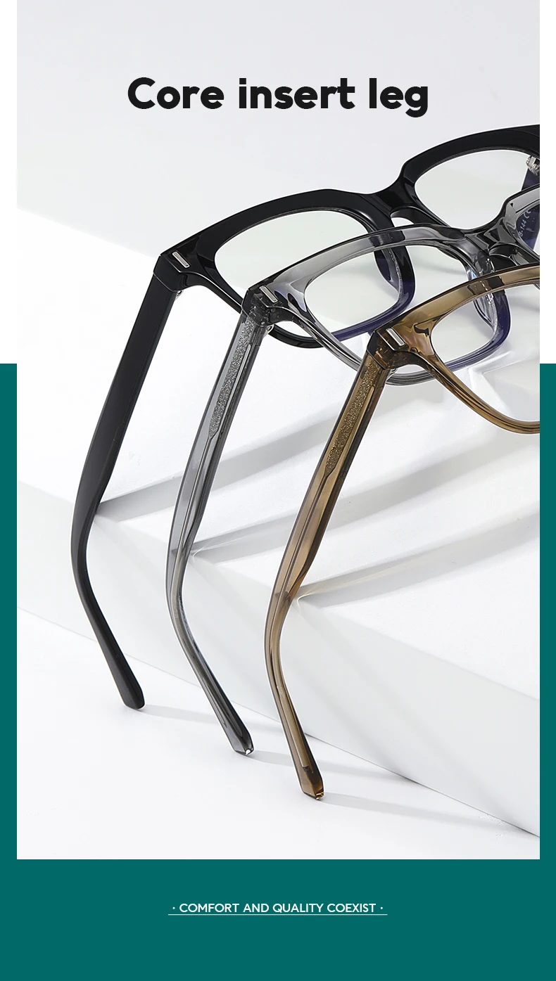 TR90 Blue Light Blocking Men's Square Glasses Radiation Protection Eyeglasses Women Transparent Fashion Eyewear