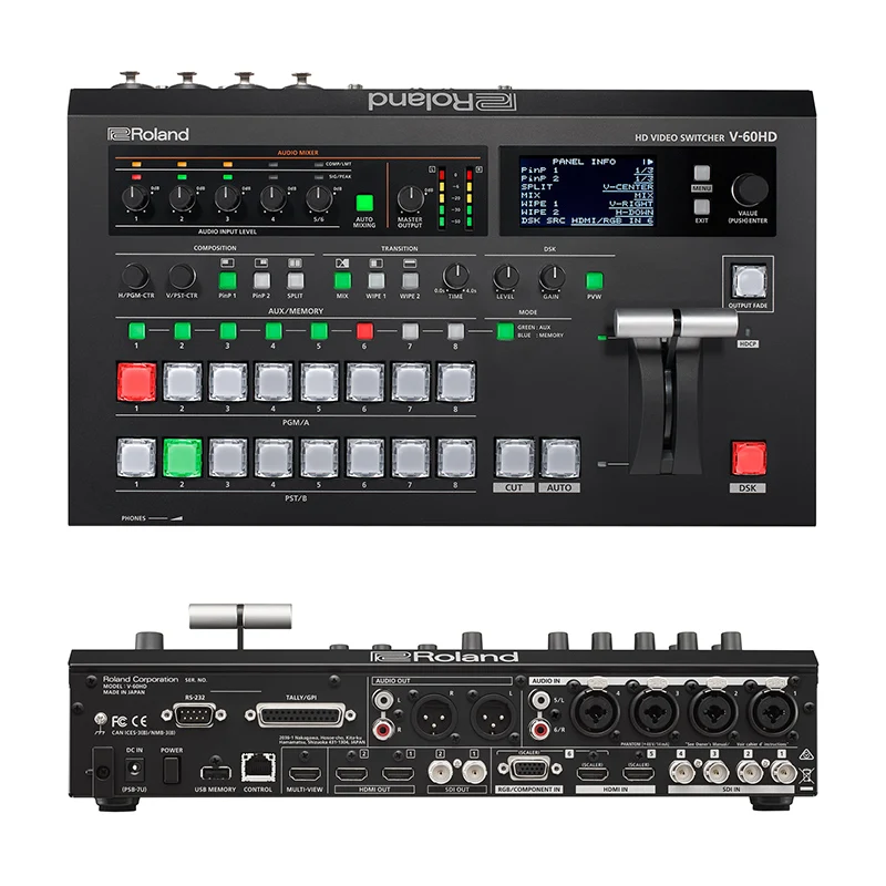 V-60HD 6-Way High-definition SDI/andhdml Video Switcher Logic Blue Directed Sound Console