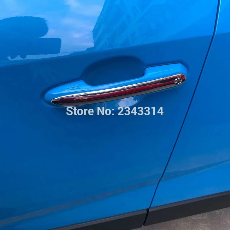 ABS Chrome Door Handle For Toyota Rav4 RAV 4 XA50 2019-2023 Decorative Accessories Original Car Style Handle Trim Styling 4pcs