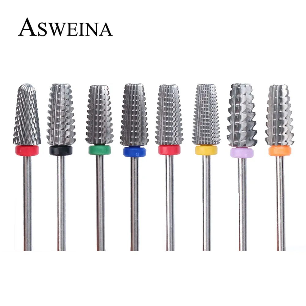 

AAAA Carbide Nail Drill Bit Tungsten Milling Cutter for Eletric Manicure Drills Machine Cuticle Clean Files Equipment