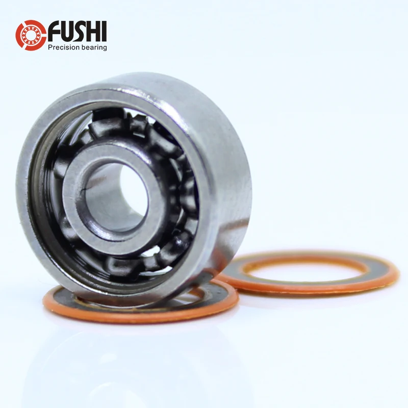 REVO MGX Fishing Drop Wheel Bearing 5*11*4 mm 3*10*4 mm ( 2 PCS ) ABEC-7 Stainless Steel Hybrid Ceramic Ball Bearings