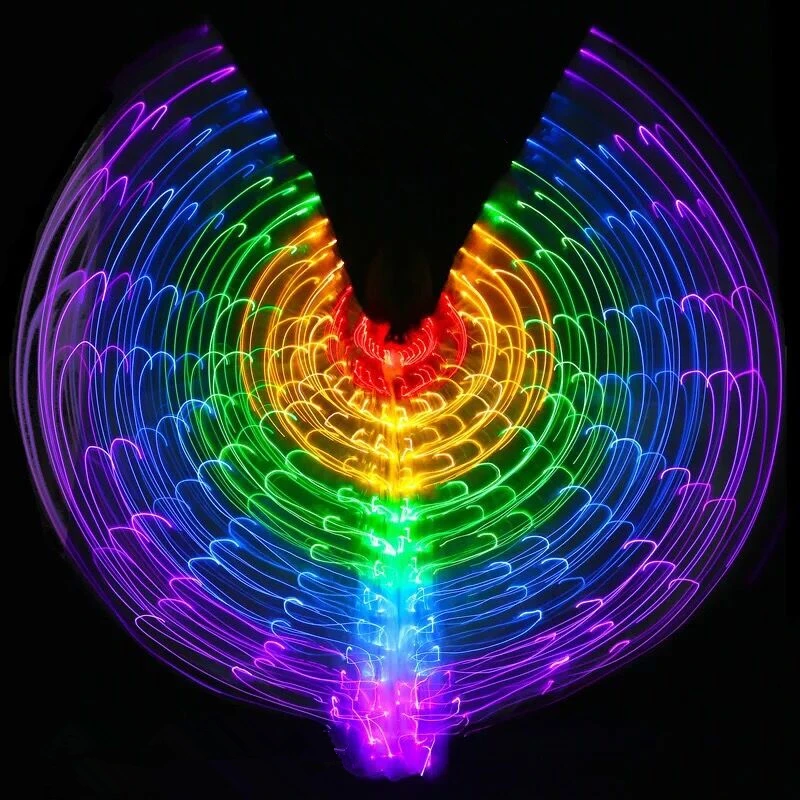 Belly dance wings wing Isis wings led glow belly dance wings costume butterfly wings adult children