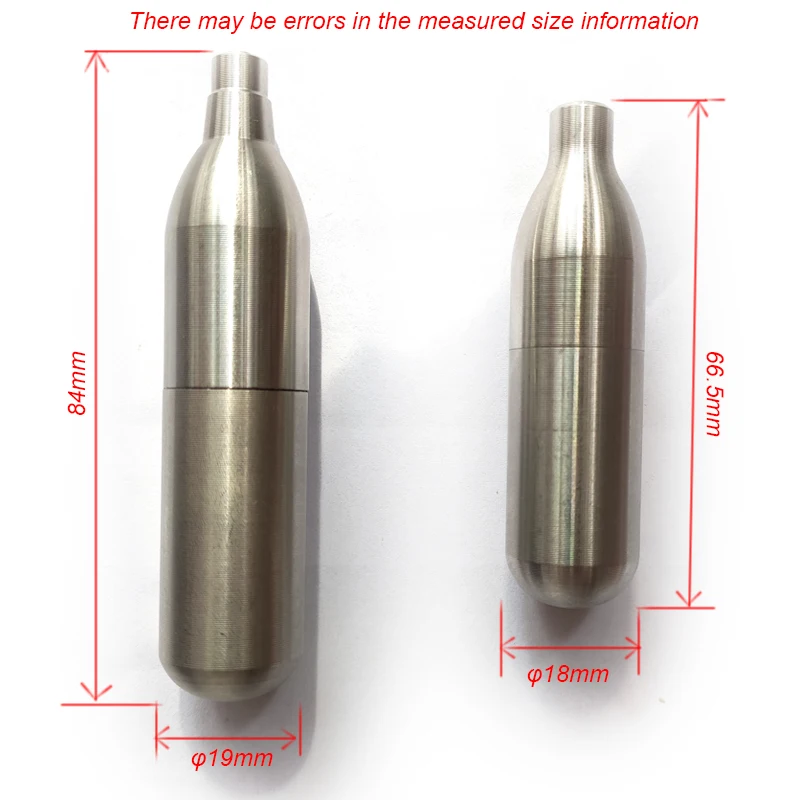 200bar 3000psi Refill CO2 Tank Wiederaufladbare Lagerung 12gr Co2 Patronen Wiederverwendbare Refill Gas Zylinder 8g 12g Kapsel für AEG